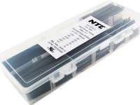 Heatshrink: 158 Piece Kit, Black, Various Sizes, 2.5" Length