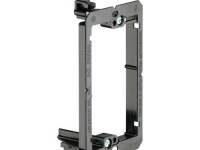 Low Voltage Single Gang Mounting Bracket, Black, 1 Gang