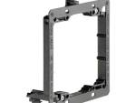 Low Voltage Dual Gang Mounting Bracket, Black, 2 Gang