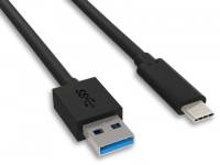 USB 3.0 Patch Cable Type A Male to C 3.1 Male: 6ft