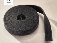 WrapStrap PLUS Double-Sided Low Profile Hook and Loop, 3/4" x 75 Foot, Black